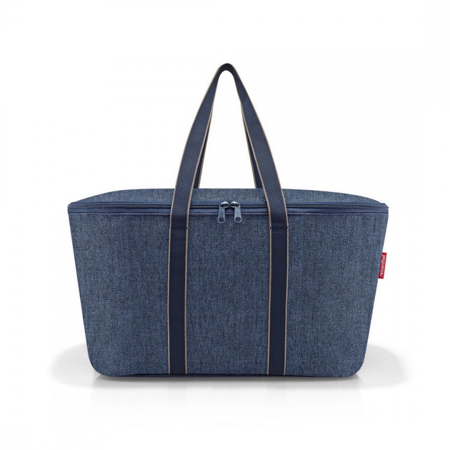 Torba coolerbag, herringbone dark blue