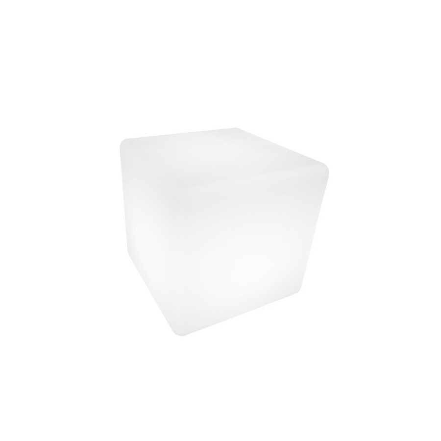 Lampa ogrodowa kostka cubic l led rgbw 16 kolorów 43 cm