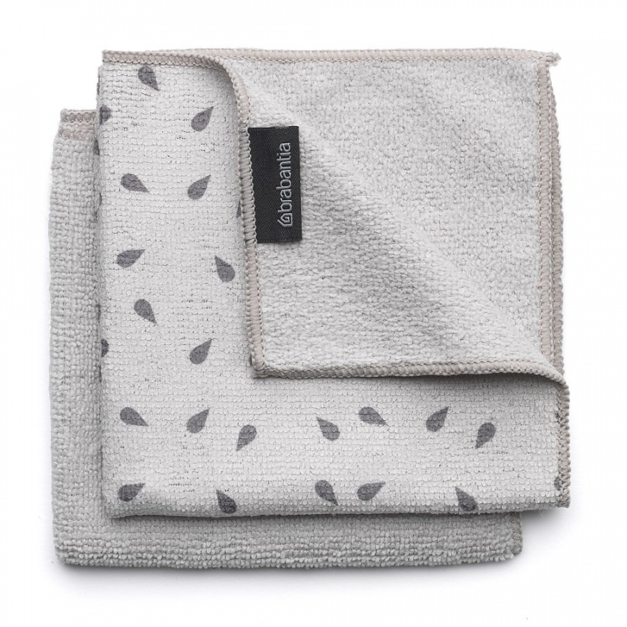Ściereczki z mikrofibry 2 szt. Sink Side Brabantia jasnoszare