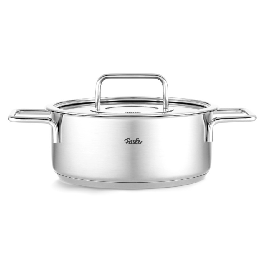 Fissler - pure collection® - garnek niski ze szklaną pokrywą - 20 cm