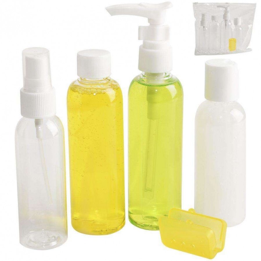 Zestaw podróżny, lotniczy, na kosmetyki 8 el.