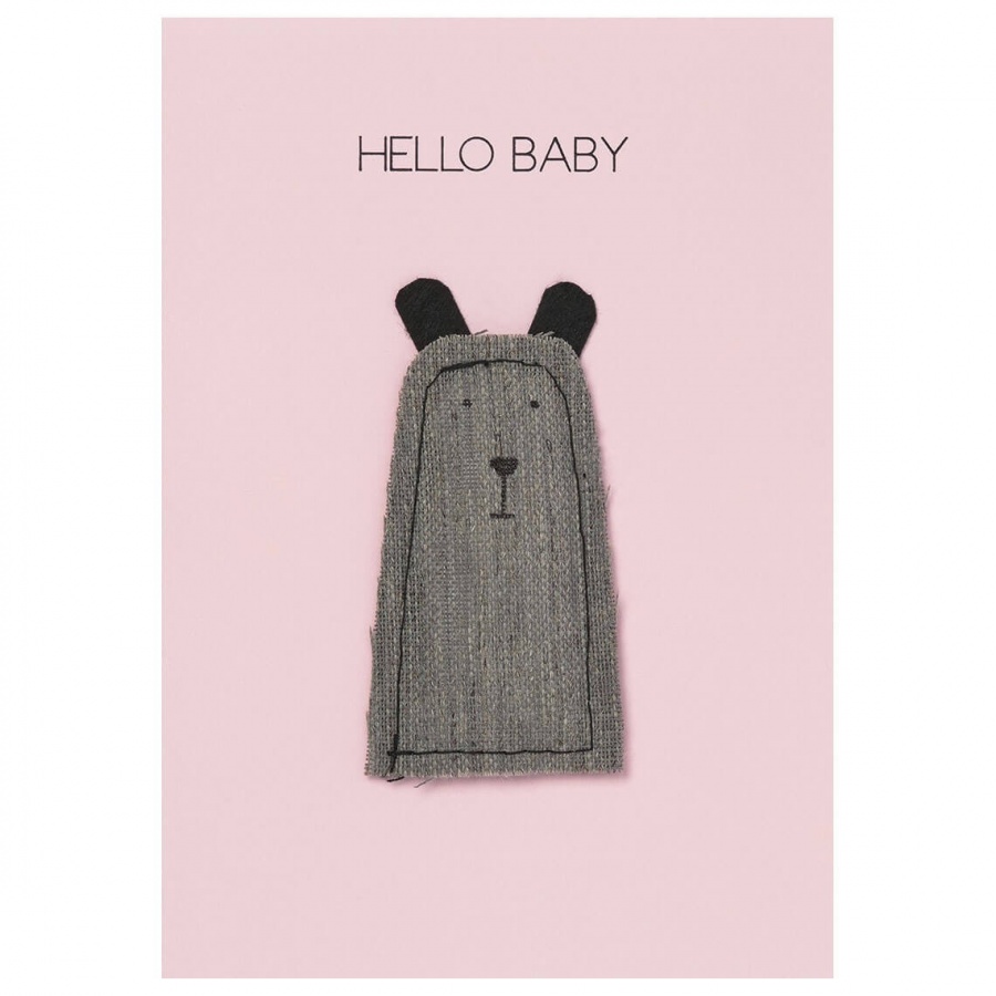 Kartka Hello baby cuddly