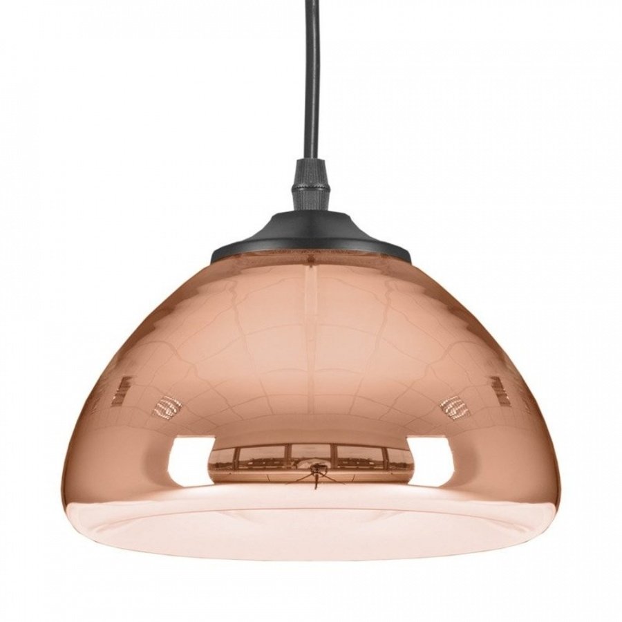 Lampa wisząca victory glow s miedziana 17 cm