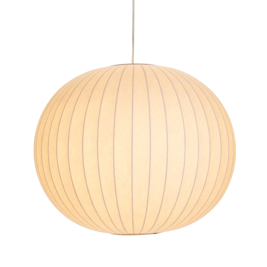 Lampa wisząca silk biała 50 cm