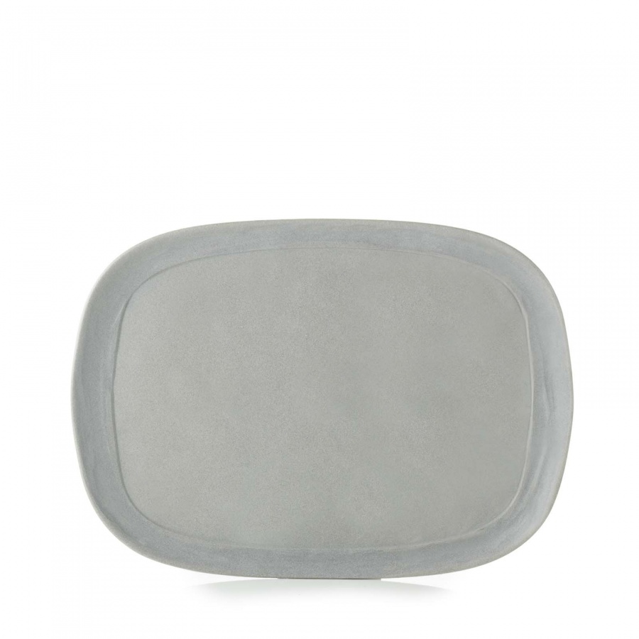 No.w półmisek 33 x 24 cm szary