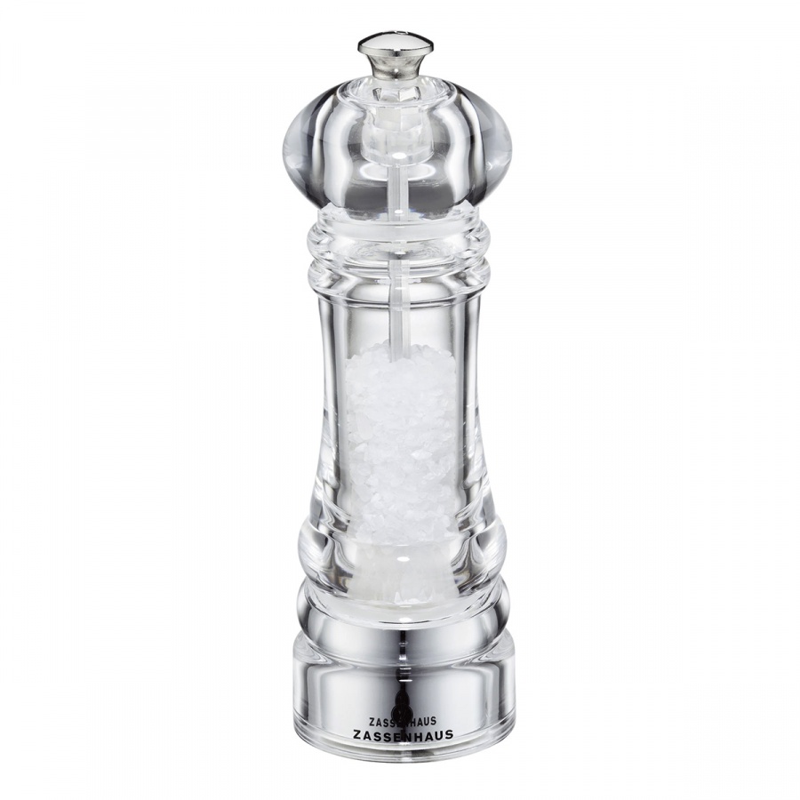 Młynek do soli akrylowy 5,8 cmx18 cm Zassenhaus przeźroczysty