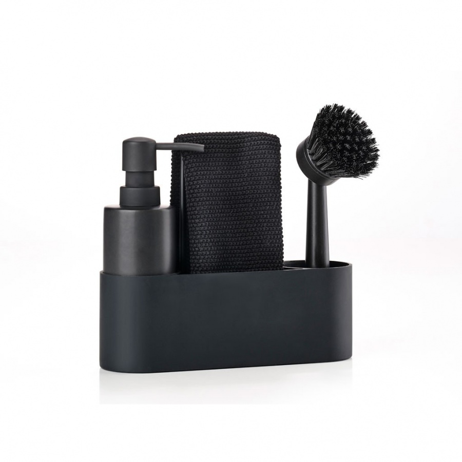 Organizer do zlewy 4el. singles czarny 330446