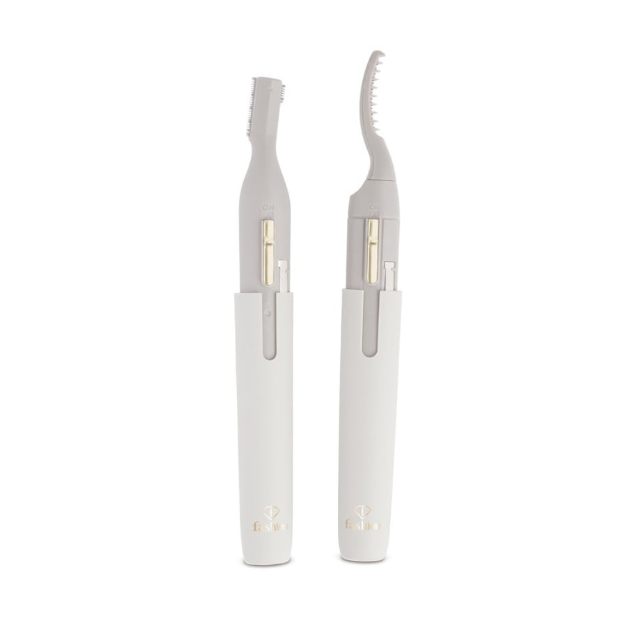 Podgrzewana zalotka do rzęs + golarka elektryczna 2w1 FashionTV FTV-0135 Matte Cream-Gold