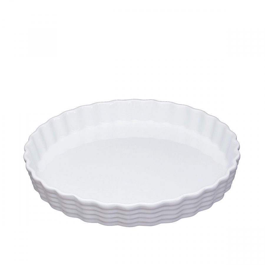 Forma na tartę 30x3,5 cm Kuchenprofi biała
