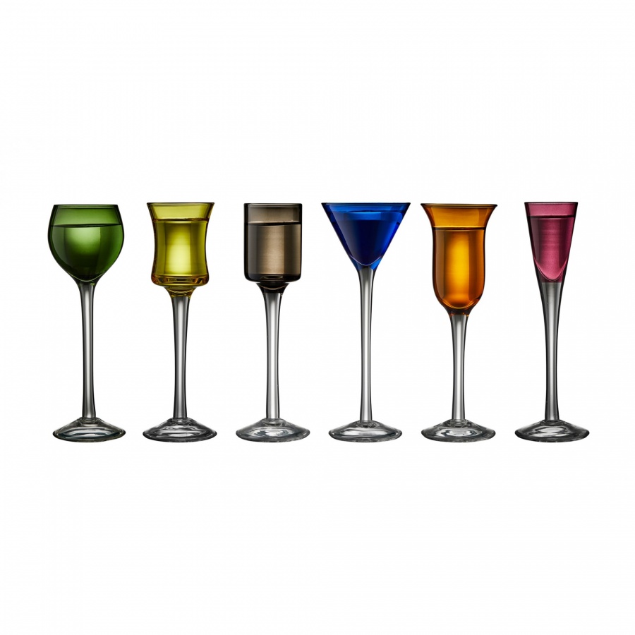 Kieliszki do wódki aquavit 6 sztuk mix 916208