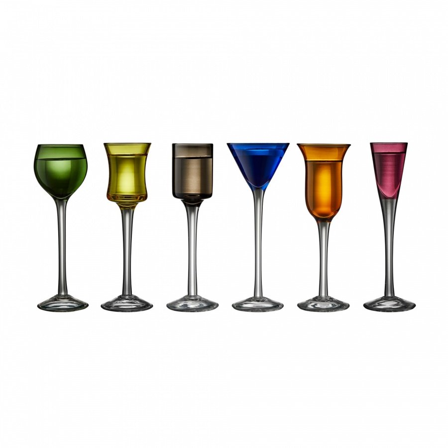 Kieliszki do wódki aquavit 6 sztuk mix 916208