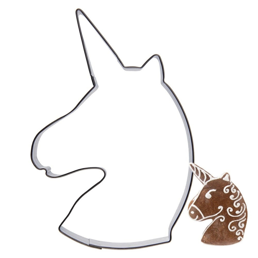 Wykrawacz do ciastek stalowy jednorożec 9 cm