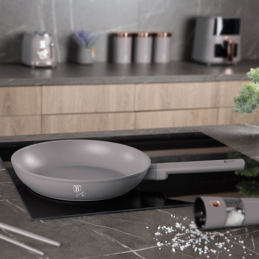 Patelnia z powłoką tytanową 28cm BerlingerHaus Taupe BH-8084