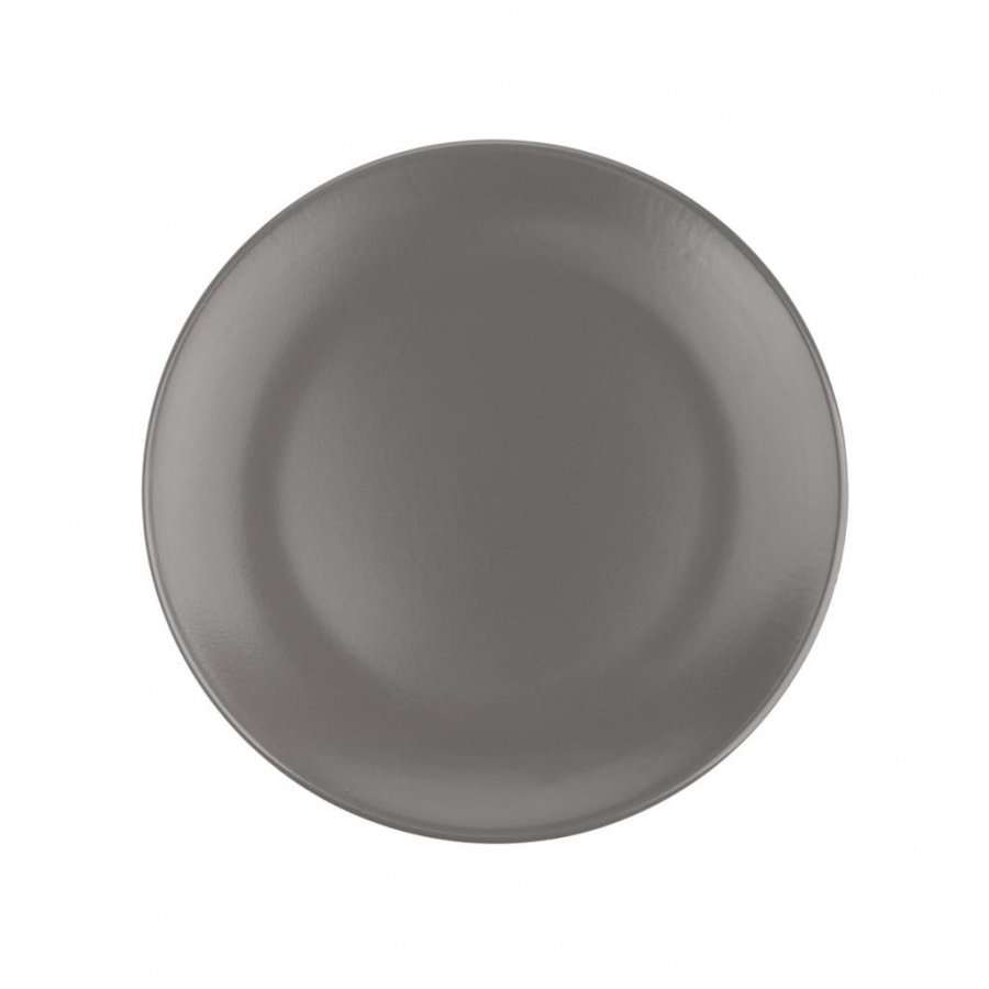 TALERZ MERRY PŁYTKI 26 CM SZARY