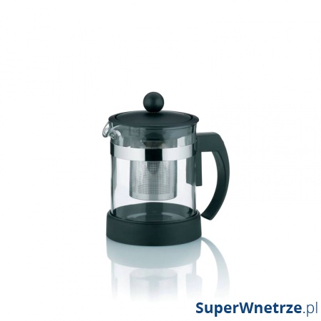 Dzbanek do herbaty z zaparzaczem 0,7 l Kela Auron czarny