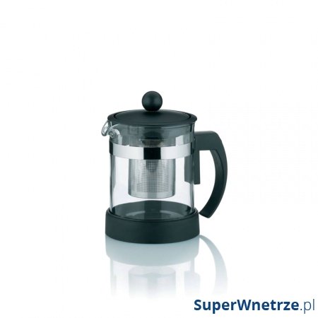 Dzbanek do herbaty z zaparzaczem 0,7 l Kela Auron czarny