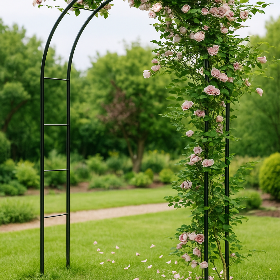 Pergola ogrodowa metalowa 145x235 cm