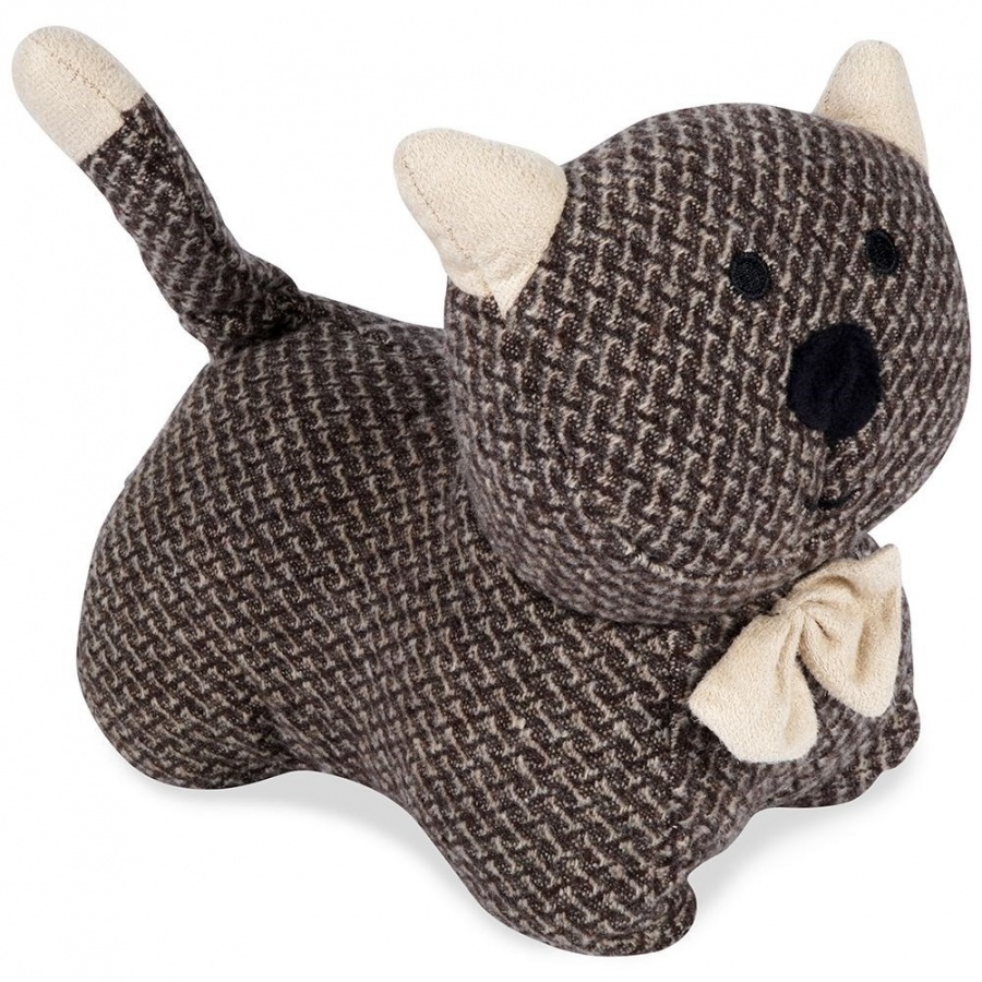 Stoper odbojnik ogranicznik do drzwi brązowy kot