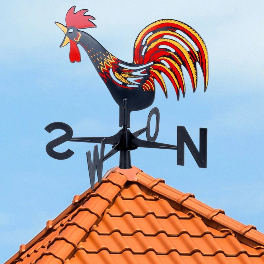 Kogut pogodowy róża wiatrów