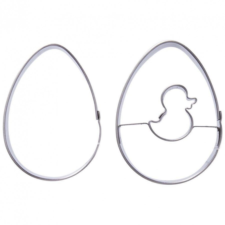 Wykrawacz cukierniczy, foremka do ciastek, pierników, jajko, zestaw, 2 sztuki