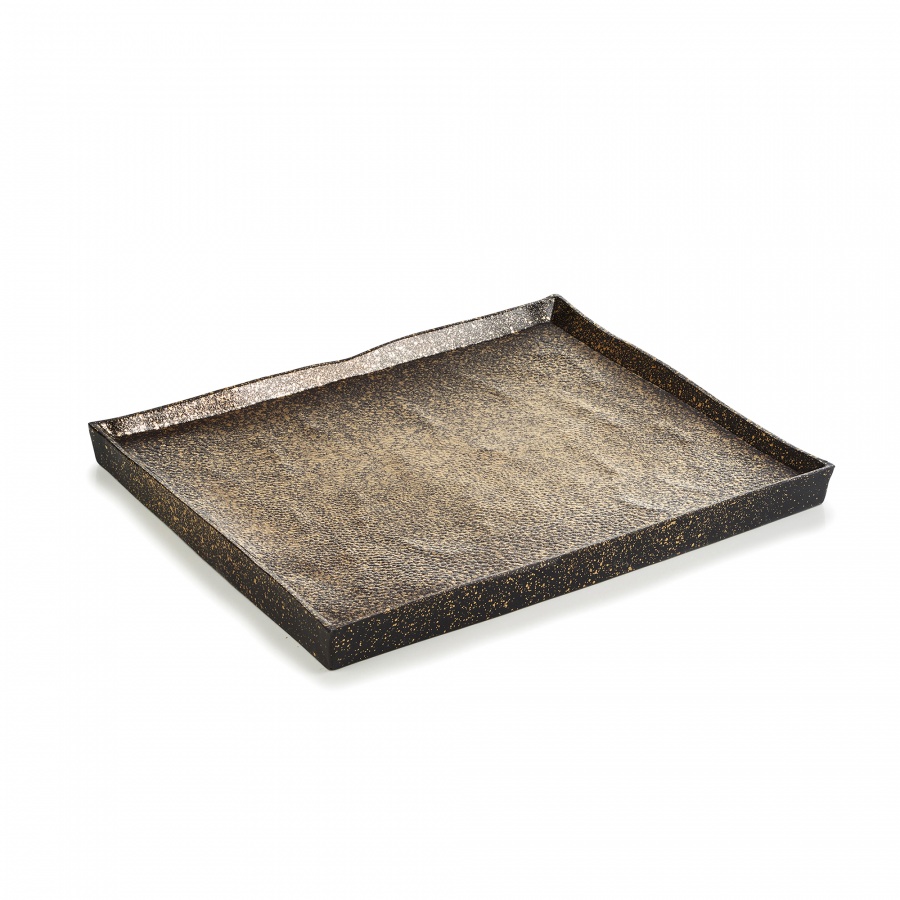 Talerz revol Cosmic Gold 21x18 cm