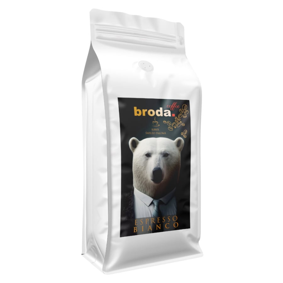 Kawa świeżo palona • broda. coffee • Espresso Bianco 100% Arabica • 1000g