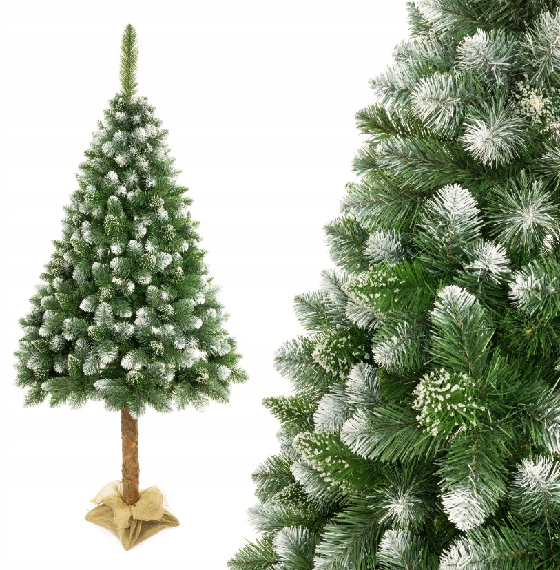 Choinka Sztuczna, jak żywa Sosna Diamentowa na pniu 180 cm