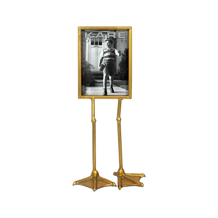Kare ramka na zdjęcia duck feet pionowa 13x18 cm złota