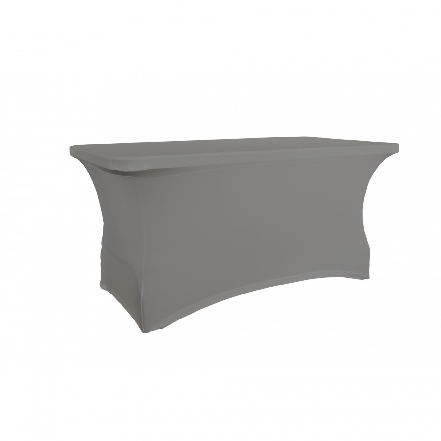 Pokrowiec na stół prostokątny dł. 152,4 cm szary