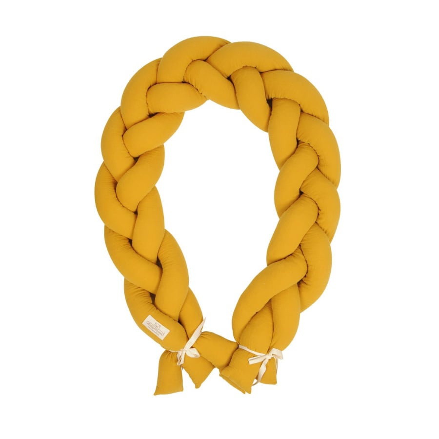 Ochraniacz do łóżeczka WARKOCZ MUSLIN .dł. 200