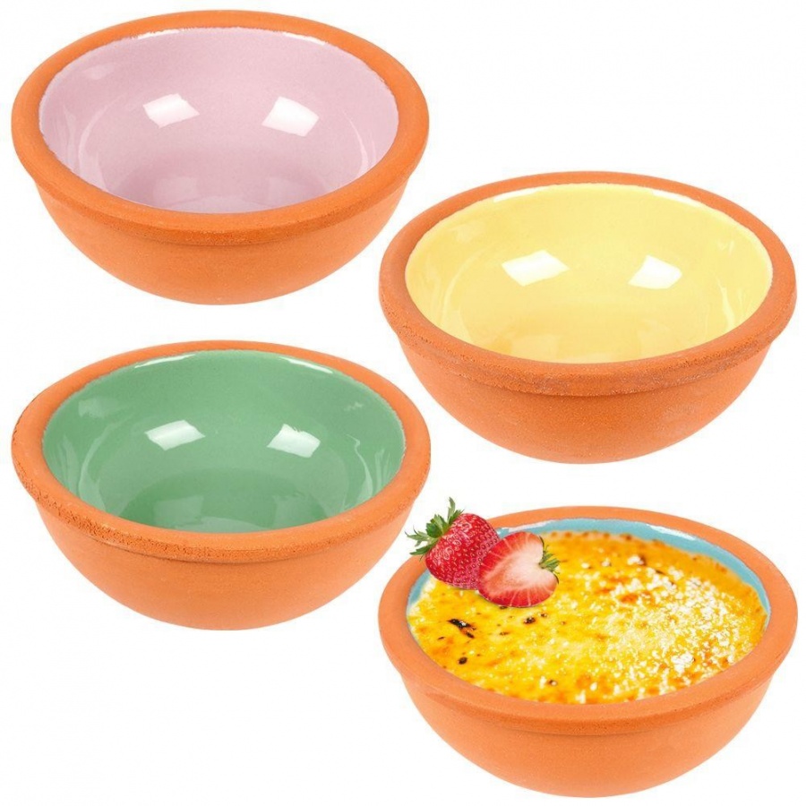 4x naczynie do zapiekania kokilka kamionkowa, zestaw 140 ml 4 szt.