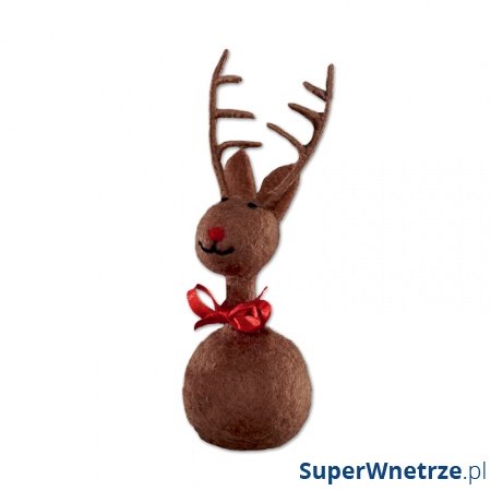 Ozdoba świąteczna 21 cm Philippi Ole brązowa