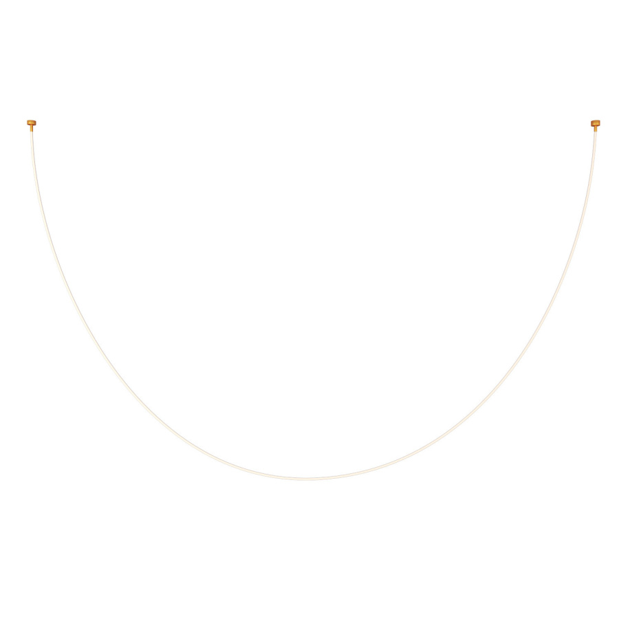 Lampa wisząca snake led wąż ledowy złota 500 cm