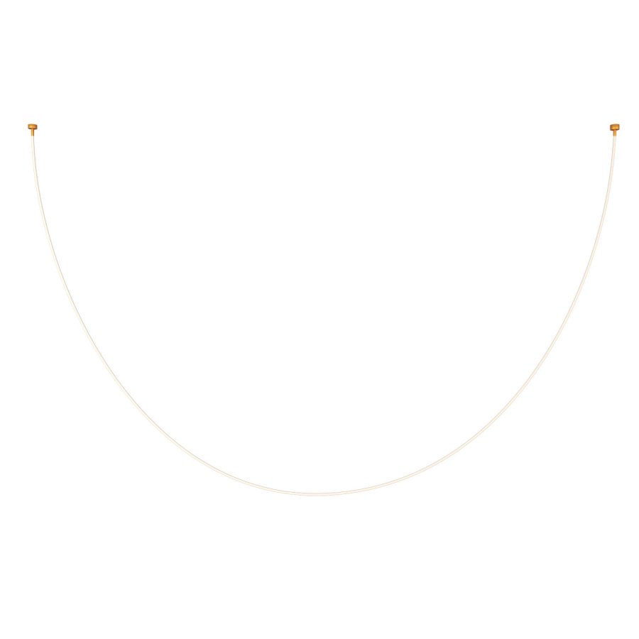 Lampa wisząca snake led wąż ledowy złota 500 cm