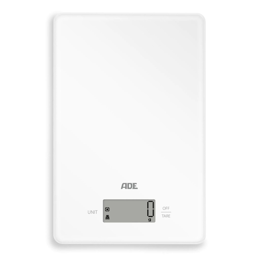 Waga kuchenna, do 5 kg, 15 x 23 cm, biała