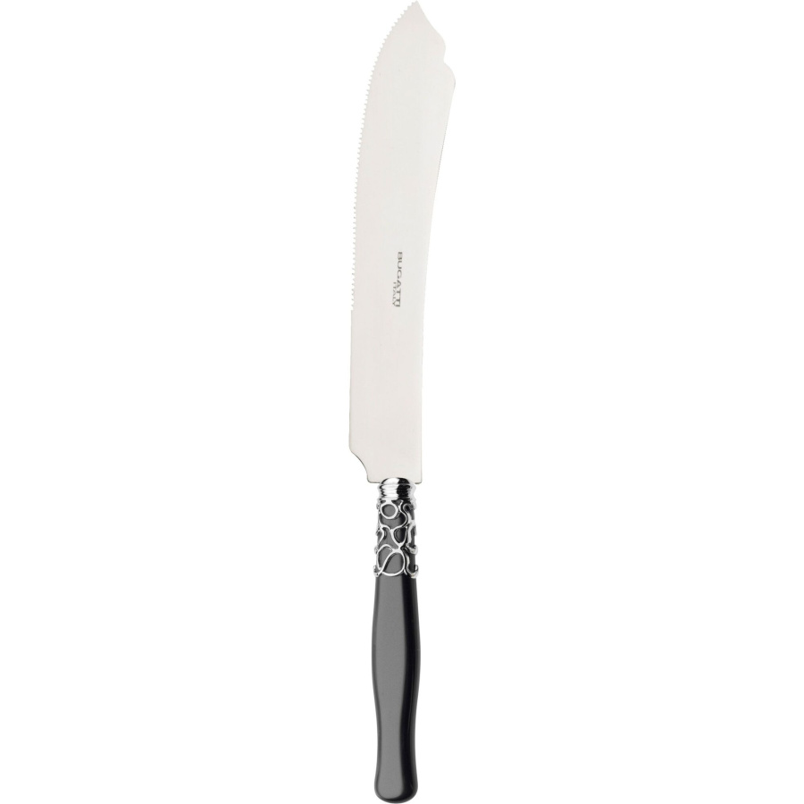 Selene czarny - nóż do ciasta