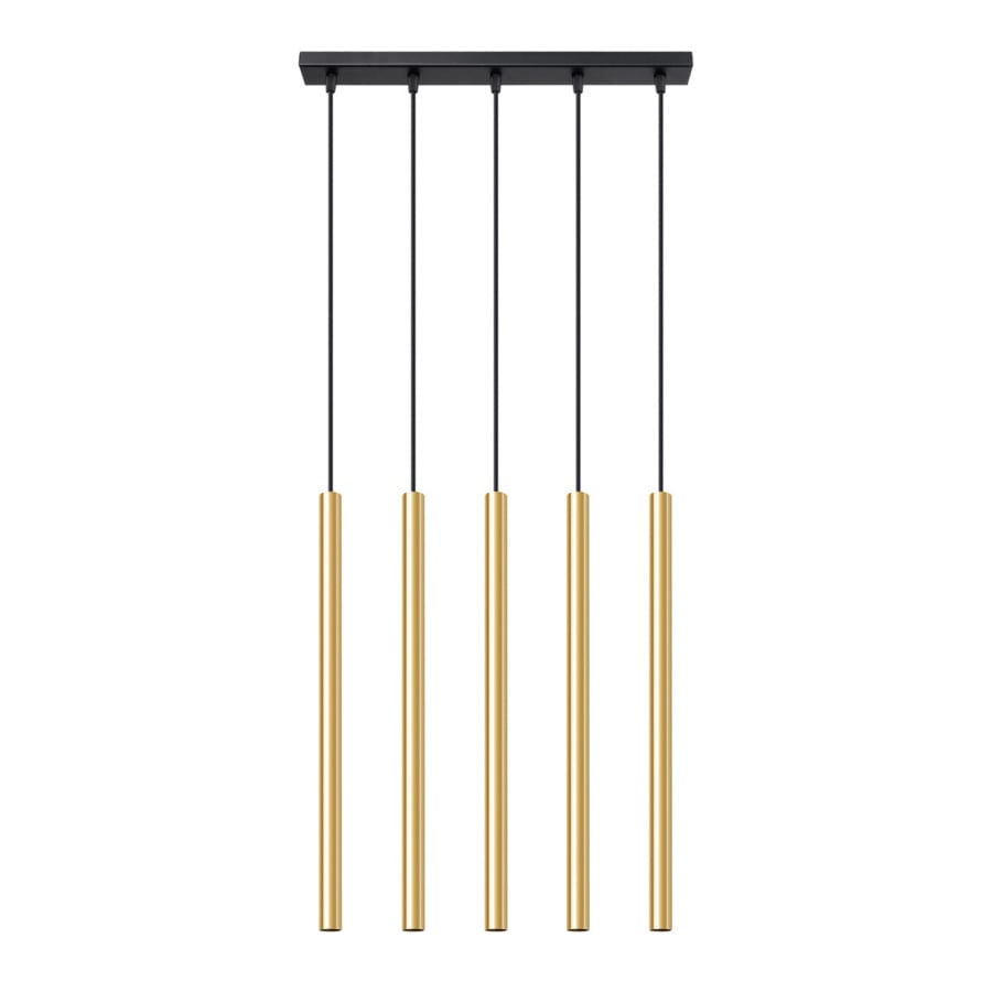 Lampa Wisząca PASTELO 5L złoty połysk