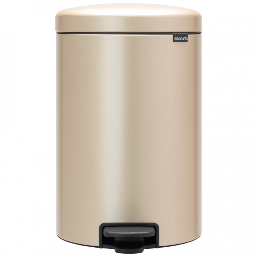 Kosz na śmieci do kuchni pedałowy 20L NewIcon Szampański 304460