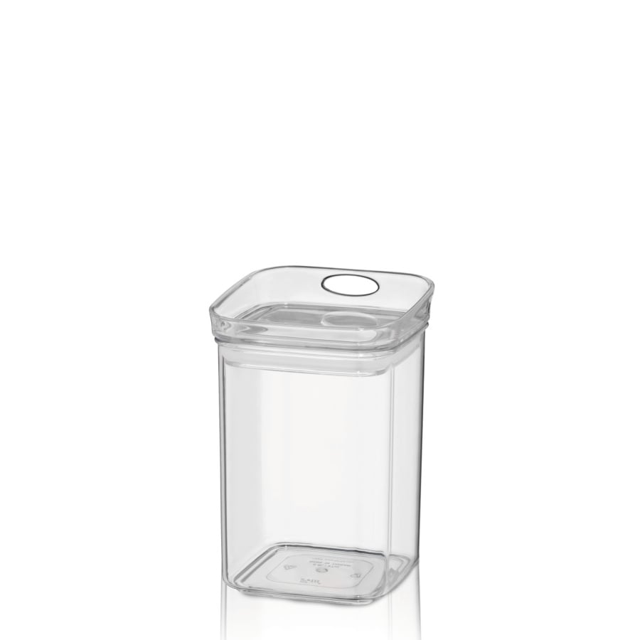 Plastikowy pojemnik kuchenny, 10,5x10,5x15,5 cm, 0,8 l