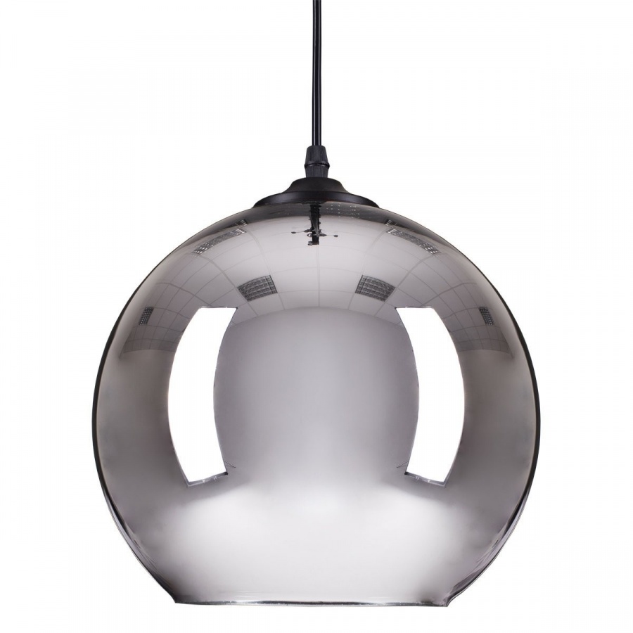 Lampa wisząca mirror glow - m chrom 30 cm