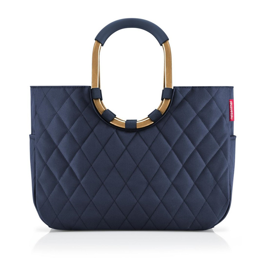 Torba loopshopper l frame, rhombus midnight gold