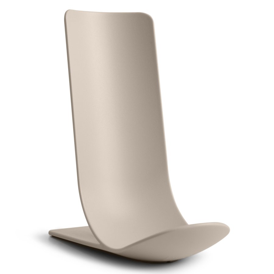 Stand podstawka pod łyżkę szaro-beżowa