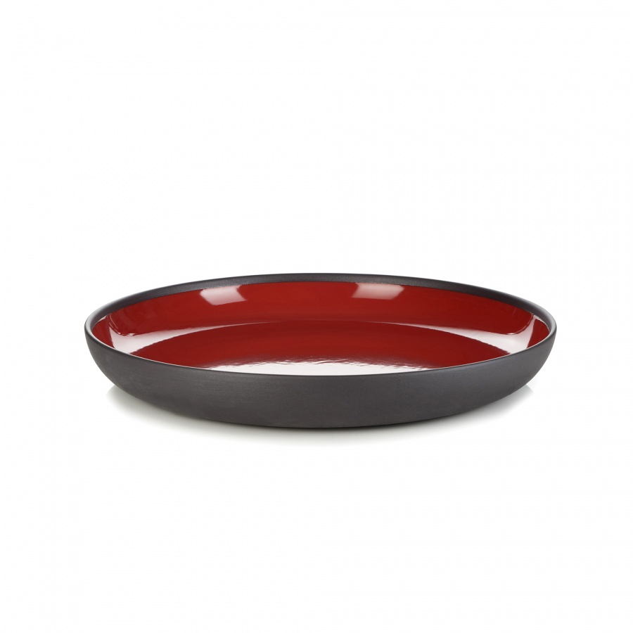 Talerz Solid czerwony 27 cm