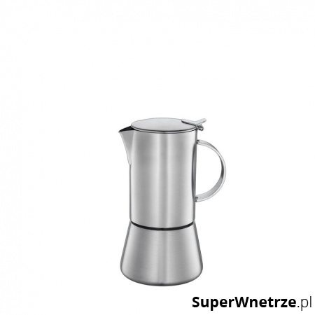 Kawiarka stalowa 4TZ Cilio srebrna