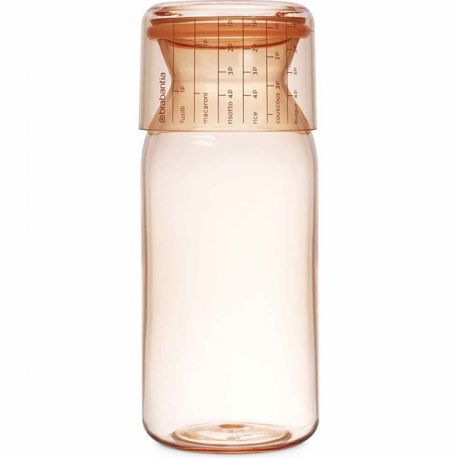 Pojemnik kuchenny z miarką 1,3l Brabantia pomarańczowy