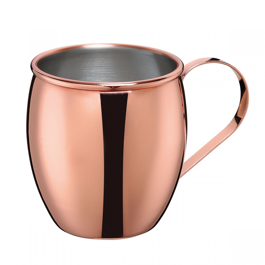 kubek do Moscow Mule, stal nierdzewna/miedź, 0,5 l, śred. 9,5 x 9,5 cm