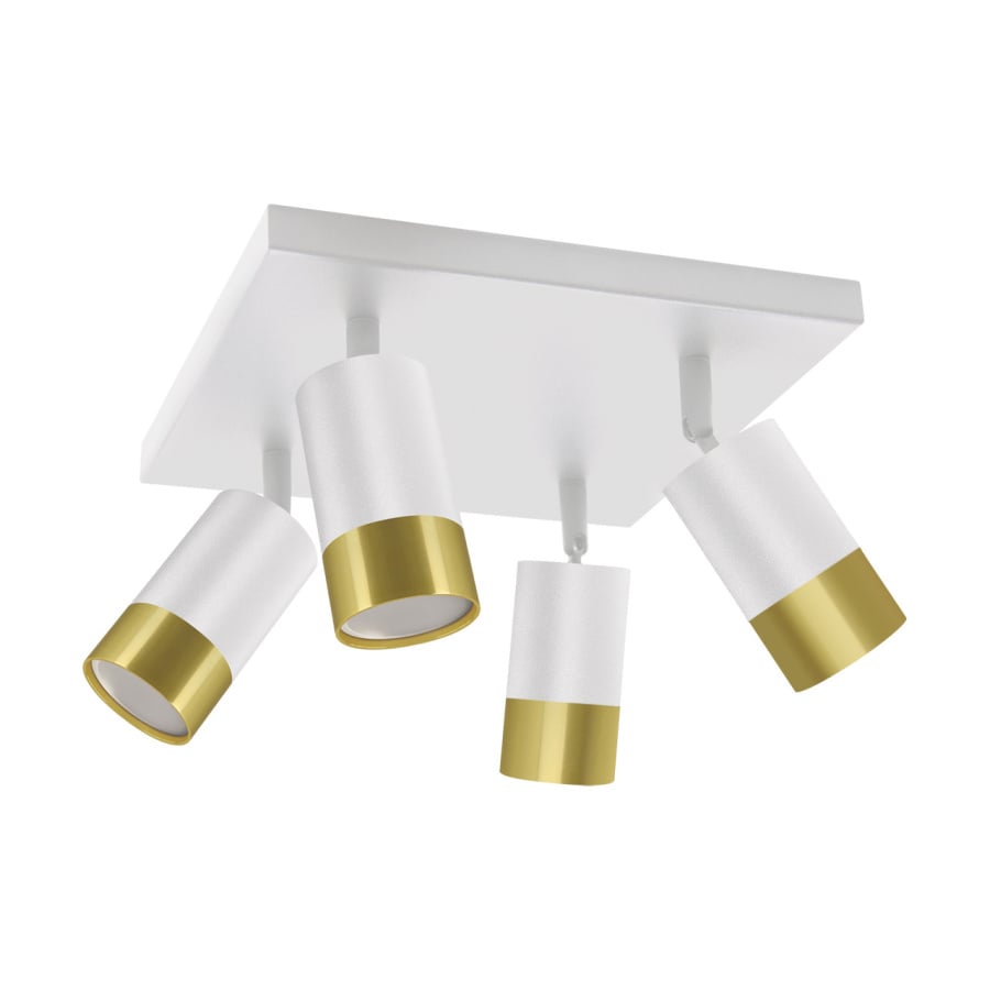 PUZON SPT GU10 4D WHITE/GOLDEN