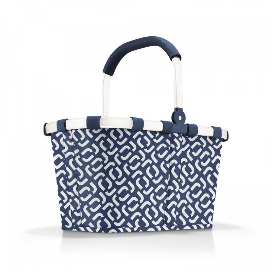 Koszyk carrybag frame signature navy