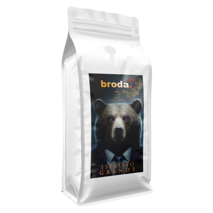 Kawa świeżo palona • broda. coffee • Espresso Grande 80% Arabica / 20% Robusta • 1000g