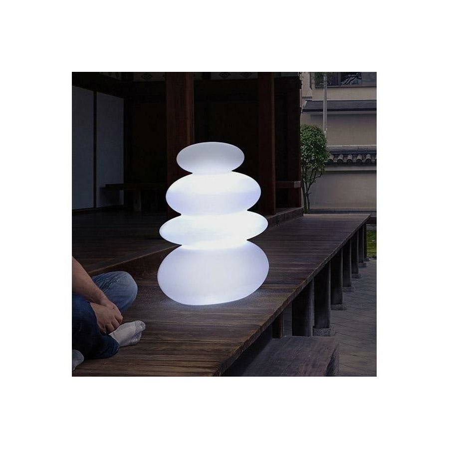 NEW GARDEN lampa ogrodowa BALANS CABLE biała